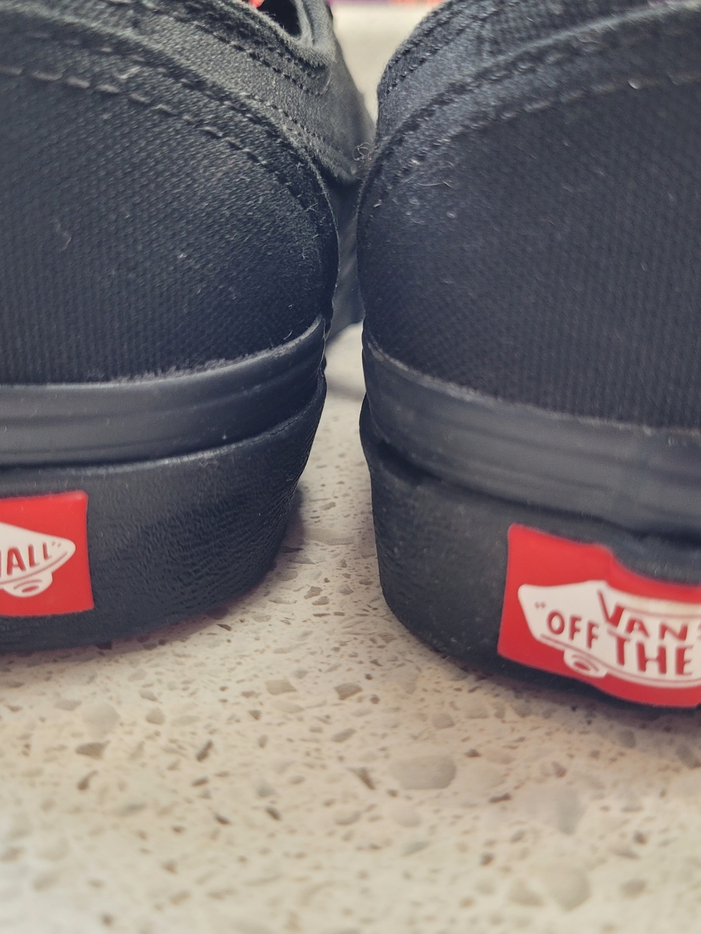 147 - Vans Brigata Triple Black Skate/Casual Shoes - US 6.5 Men / 8 Women - EUC - Picture 4 of 11